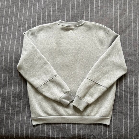 Oner Active Classic Lounge Oversized Crew Neck Sweatshirt | Silver Marl - Medium - Picture 3 of 11